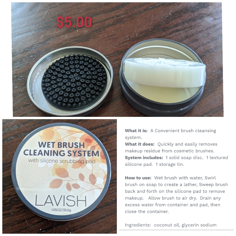 Make up brush cleaner